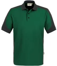 HAKRO® Polo-Shirt PERFORMANCE CONTRAST, 839, tanne 839 , 1 Stück, Größe: M
