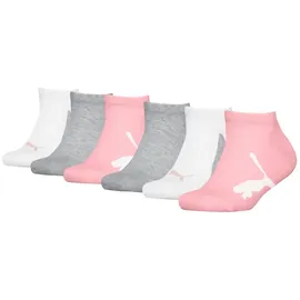 Puma Sneakersocken 6er Pack Rosa/Grau 39-42