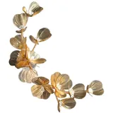 Whakano Gold Haarschmuck,Hochzeit Kopfschmuck Blumen,Brautschmuck Haare,Perle Haarbänder für Damen und Frauen,Kommunion Kopfbedeckung,Haare Accessoire für Brautjungfern,Valentinstag,Party,D