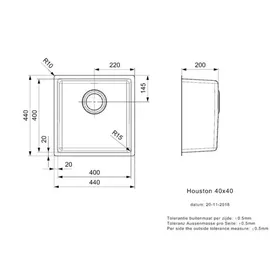 Reginox Houston Küchenspüle, R32848,