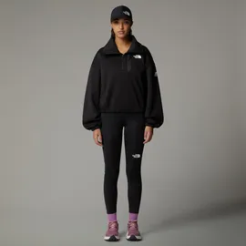 The North Face WOMEN MOUNTAIN ATHLETICS INTEREST 1/4 Zip Sweatshirt Damen, tnf black - M