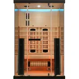 Sanotechnik Infrarotkabine BILLUND 2 NEU, BxTxH: 125 x 100 x 190 cm, inkl. 5 Vollspektrumstrahler beige