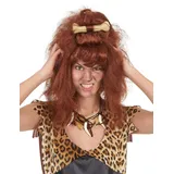 Rotbraune Perücke Höhlenmensch - Andere