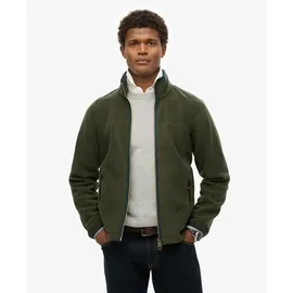 Superdry Estate Fleecejacke Olivgrün M