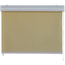 Jet-Line Sichtschutzrollo Beige 1,2 x 2,3 m mit Kassette