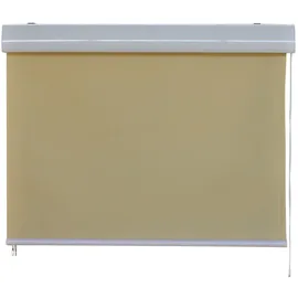 Jet-Line Sichtschutzrollo Beige 1,2 x 2,3 m mit Kassette