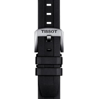 Tissot T852.044.545 Uhrenarmband 20 mm Kautschuk Schwarz