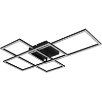 GLOBO Lighting|Deckenleuchte Metall schwarz matt, LED - Weiß