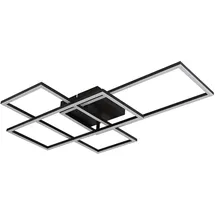 GLOBO Lighting|Deckenleuchte Metall schwarz matt, LED - Weiß