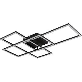 GLOBO Lighting|Deckenleuchte Metall schwarz matt, LED - Weiß