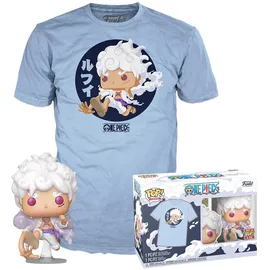 Funko Loungefly Pop! & Tee: OP - Luffy Fifth Gear - S - One Piece- T-Shirt - Kleidung mit Vinyl-Sammelfigur - Geschenkidee - Spielzeug und Kurzärmeliges Top Für Erwachsene Männer und Frauen