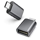 Syntech USB-C auf USB Adapter (2 Stück) USB-C auf USB 3.0 Female Handy-OTG-Adapter, Thunderbolt 4/3 auf USB 3.0 Kompatibel mit iPhone 16 Pro Max MacBook Pro Air iPad Mac Mini iMac Surface und mehr