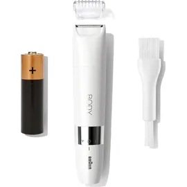 Braun Mini Body- Bikini-Trimmer BS1000 weiß