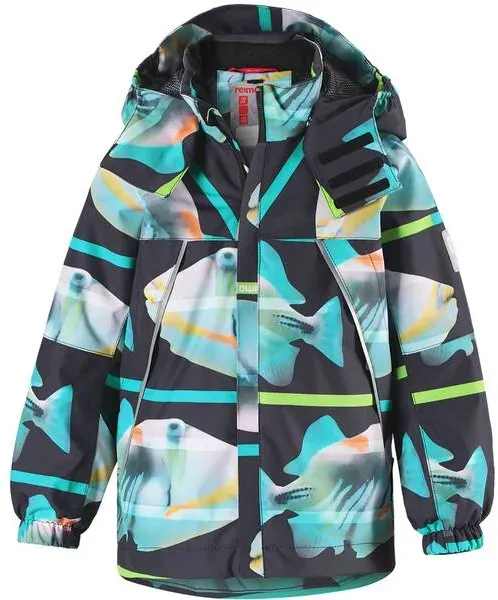 REIMA Kinder Jacke Reimatec® Pujo, Turquoise, 140