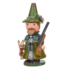 Hubrig Volkskunst GmbH Räuchermännchen Wichtel Jäger,