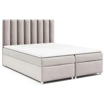 Best For Home Boxspringbett mit Bettkasten Trinity K-10 Bonellfederkern inkl. Topper, mit Lieferung, Aufbau & Entsorgung 180x200-Creme - Creme, Holz, Höhe ca. 18 cm, Rechteckig, 180x200 cm, Schlafzimmer, Betten, Boxspringbetten