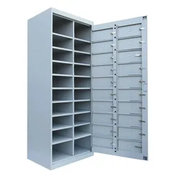 Verteilerschrank 20 Fächer Stahlschrank Schrank Postschrank Personalschrank Lichtgrau 526300