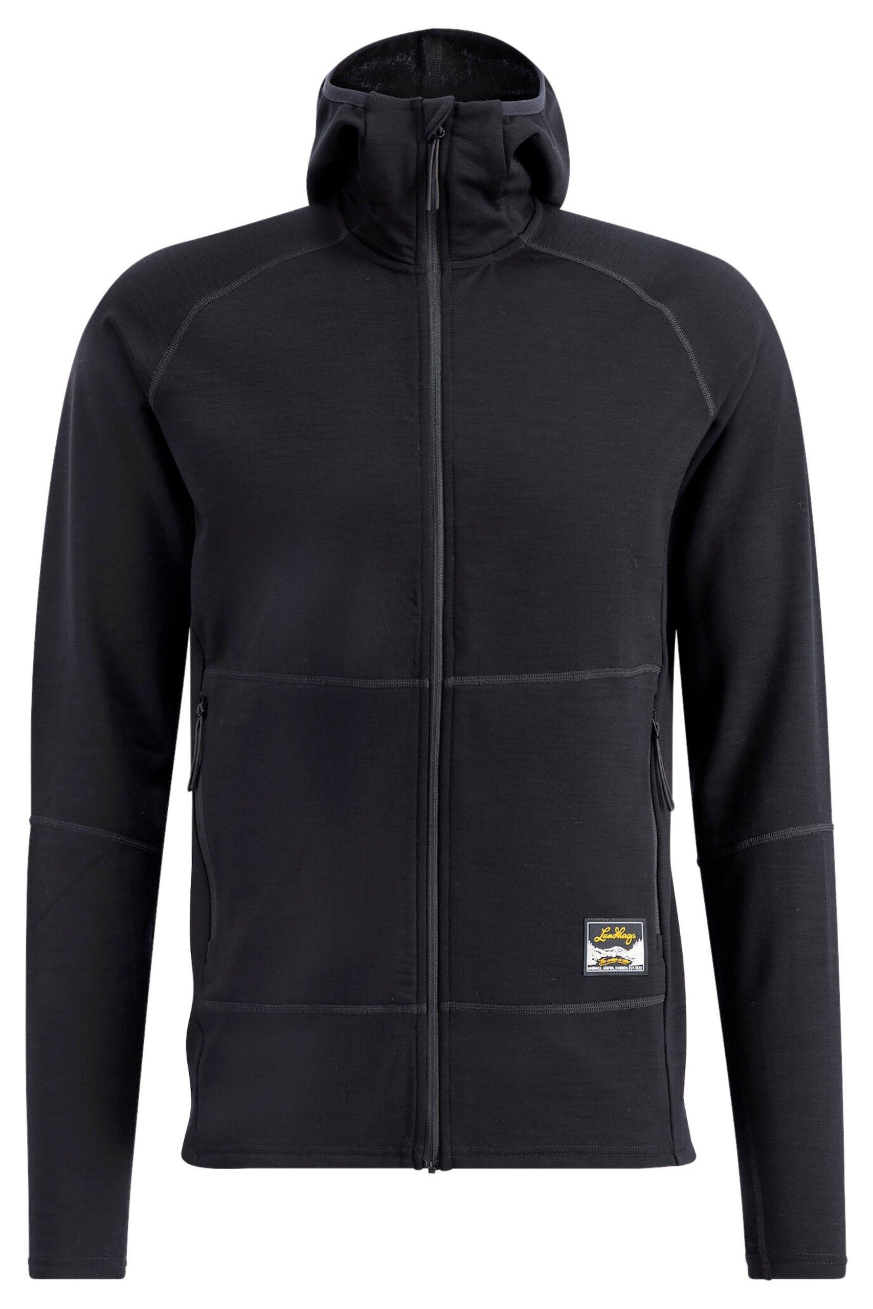 Lundhags Jacke Tived Merino Hoodie, black, XXL