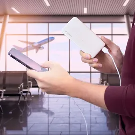 wozinsky Powerbank 10000mAh 2 x USB wei (WPBWE1) - Weiß/Schwarz