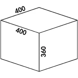 Naber Cox® Box 2T 400-2. Abfallsammler, mit Biodeckel, hellgrau.