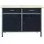 vidaXL Werkbank Schwarz 120x60x85 cm Stahl - vidaXL
