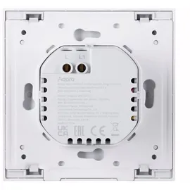 Aqara Smart Wall Switch H1 (No Neutral, Single Rocker) weiß (HomeKit)