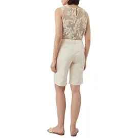 Comma, Comma Cargobermudas Sommerhose mit Stretch, beige