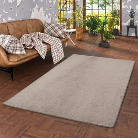 Snapstyle Trend Velours Teppich Joy Taupe, Textil, 200x300 cm, Teppiche , Böden, Teppiche
