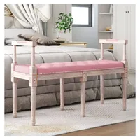 VidaXL Sitzbank Rosa 110x40x70 cm Samt