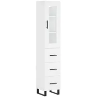 VidaXL Highboard Weiß 34,5x34x180 cm Holzwerkstoff