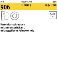 Industrial Quality Supplies DIN 906 Verschlussschraube Kegeliges Feingewinde VG