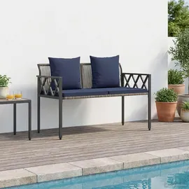 vidaXL 2-Seater 116 x 56 x 75 cm Grau