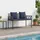 vidaXL 2-Seater 116 x 56 x 75 cm Grau