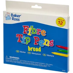 Filzstifte mit breiter Spitze, 12 Stück (pro Set 12) Schreibwaren