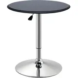 Homcom Bartisch Esstisch Stehtisch Tresentisch, für Wohnzimmer, Esszimmer, Schwarz,