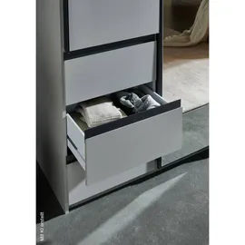 Z2 Schwebetürenschrank Stade 168 x 198 x 63 cm Sahara/Grau