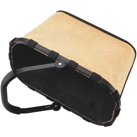 Reisenthel carrybag XS frame raffia black