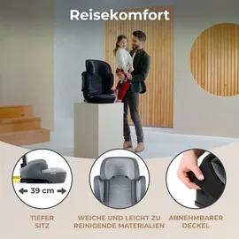 Kinderkraft Xpand 2 i-Size With Isofix System 100- Kindersitz 150 Cm - Rocket Grey - One Size