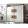 Z2 Schwebetürenschrank Capri 280 x 230 x 63 cm Weiß