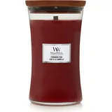 Woodwick Cinnamon Chai Duftkerze 610 g rot