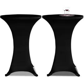 deluke Stehtischhusse AMAU Schwarz Ø60 cm 4er Set