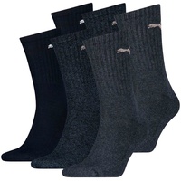Puma Socken Unisex 6er Pack Stretch BLAU|mediterranes Blau 39-42