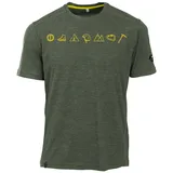 Maul Herren Shirt Grinberg - 1/2 T-Shirt+Print, grUEn 65, 58