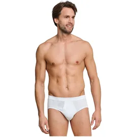 SCHIESSER Slip unifarben weiß 3XL 4er Pack