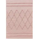 benuta nest Outdoorteppich, Rosa, Textil, Rechteckig, 200x290 cm, Oeko-Tex® Standard 100, wasserabweisend, Teppiche & Böden, Teppiche, Outdoorteppiche