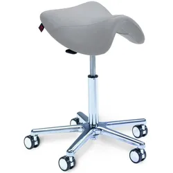 Swippo Lady Flex - Sattelstuhl - Sattelhocker (Kunstleder/Leder)