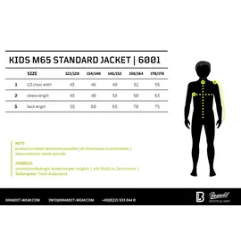 Brandit Textil M65 Standard Jacke Dark Camo 134-140 cm