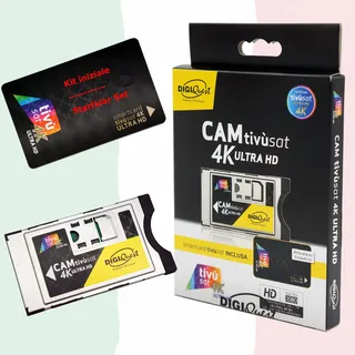 Neue Version Tivusat SmarCam HD CI+ CI-Modul inkl. TiVu Aktive Smartcard Karte