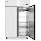 HENDI Kühlschrank, zweitürig 1300 l Profi Line 1240L, 232125 / Silber