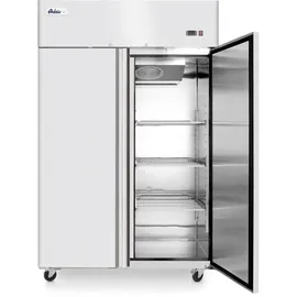 HENDI Kühlschrank, zweitürig 1300 l Profi Line 1240L, 232125 / Silber